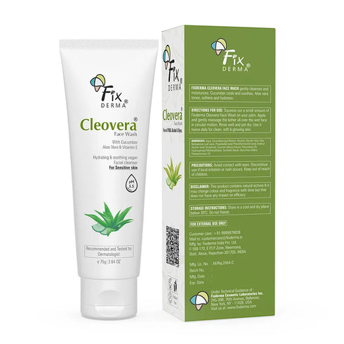 Fixderma Skincare Cleovera And Cucumber Face Wash